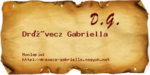Drávecz Gabriella névjegykártya